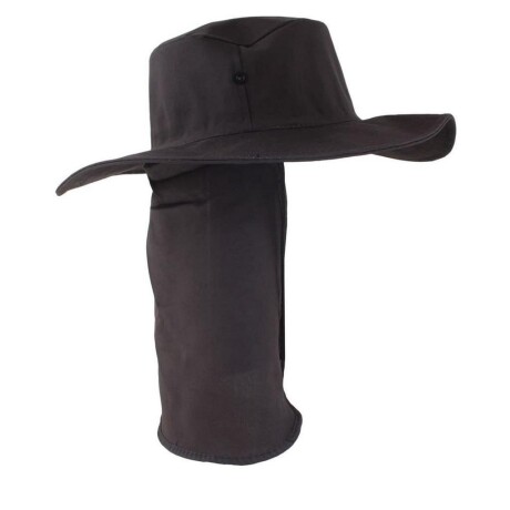 Sombrero de pescador con cubrenuca y protección UV50+ KING BRASIL Negro