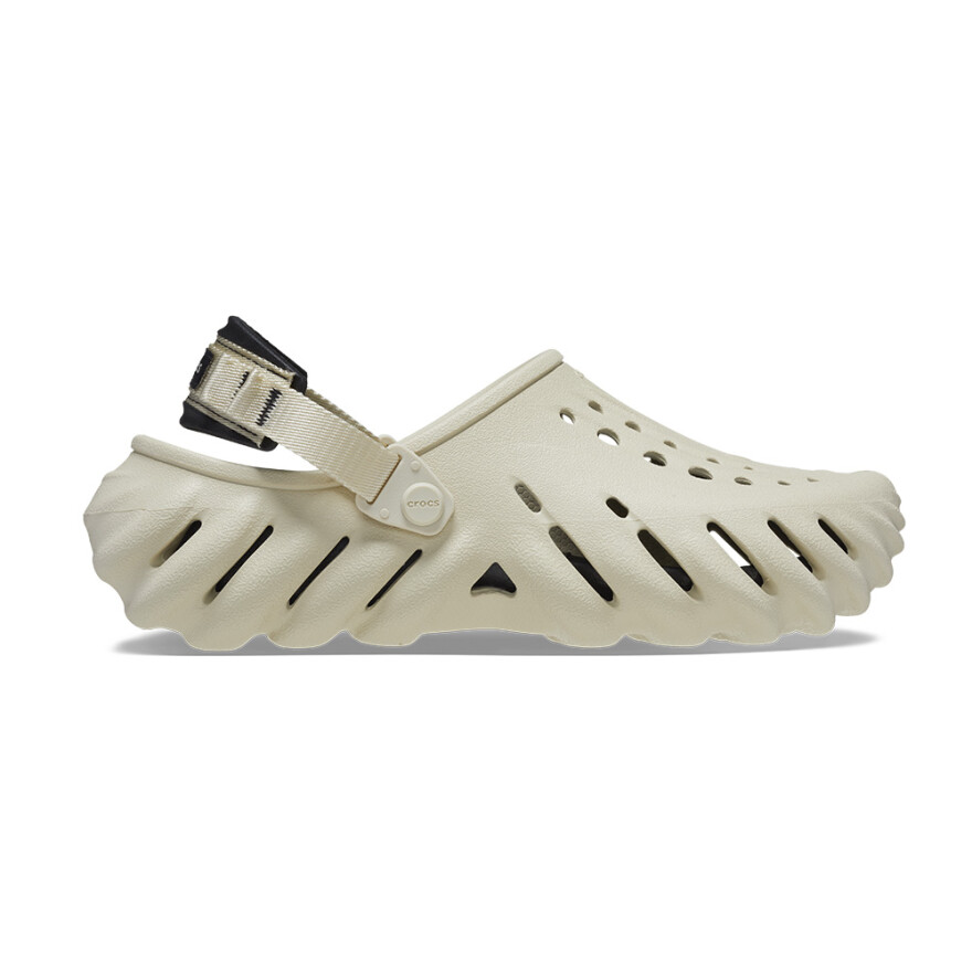 Echo Clog - Unisex Bone/black