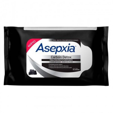 ASEPXIA TOALLAS CARBON X 25 ASEPXIA TOALLAS CARBON X 25