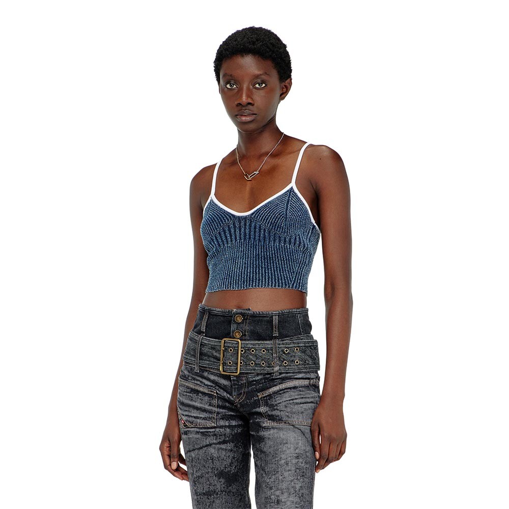 Camiseta Para Mujer M-Estere Azul marino/Blanco