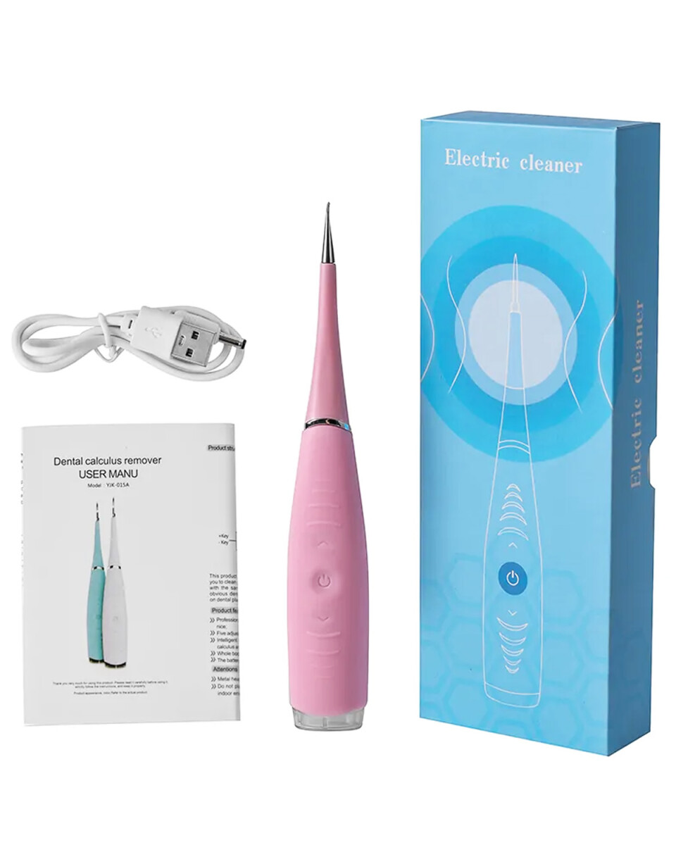 Limpiador dental ultrasónico a batería y carga USB 