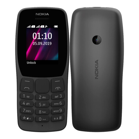 Nokia - Celular 110 - 1,77" Qqvga - Dualsim. 2G. Nokia Serie 30+. Cámara Qvga. Video. Fm. 800MAH. NEGRO