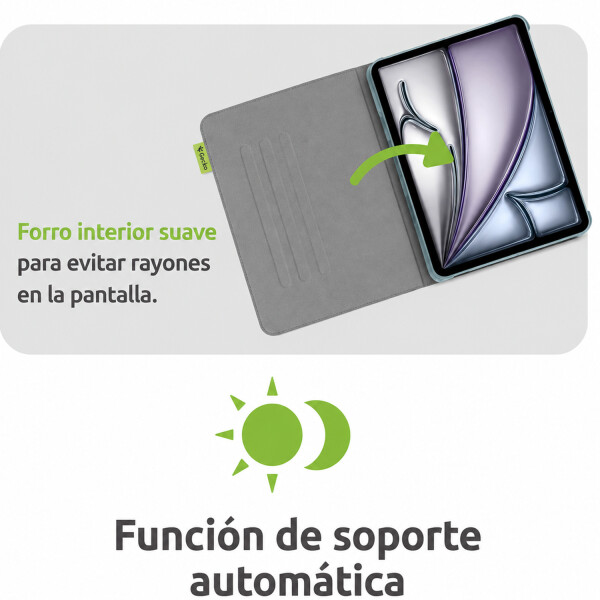 Protector Estuche Ipad Air 11 Gecko Magnético VERDE