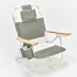 S61DBCA Reposera Playa Reclinable Mochila Sunnylife Seagrass Sage Block
