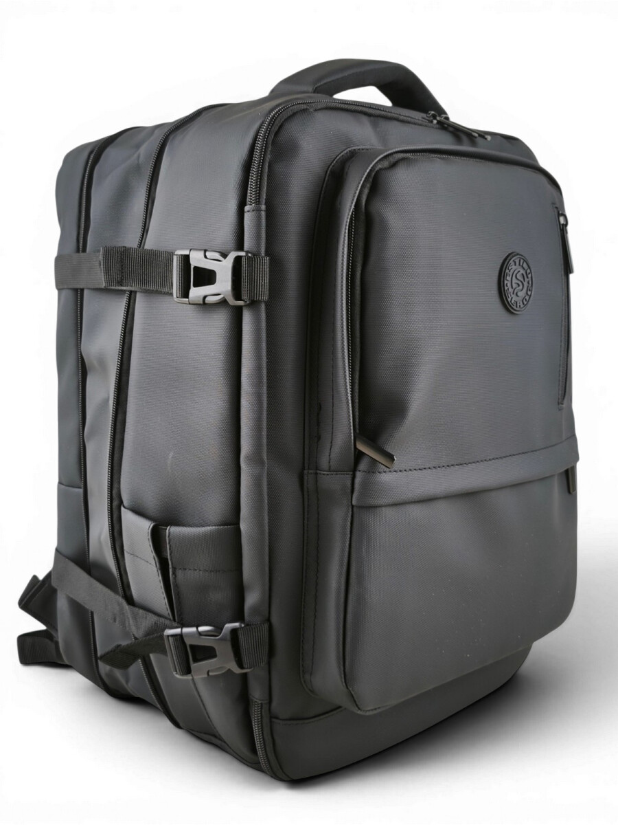 Mochila de viaje cerrado al vacío, porta laptop y puertos usb 