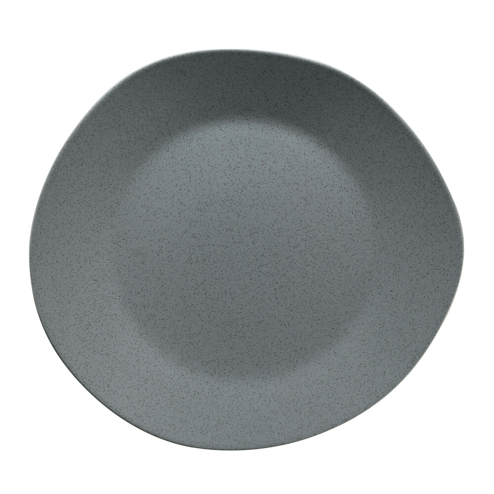 PLATO POSTRE PORCELANA AZUL 22CM MIKE