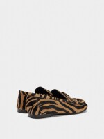 Mocasines De Piel Estampado Animal multicolor