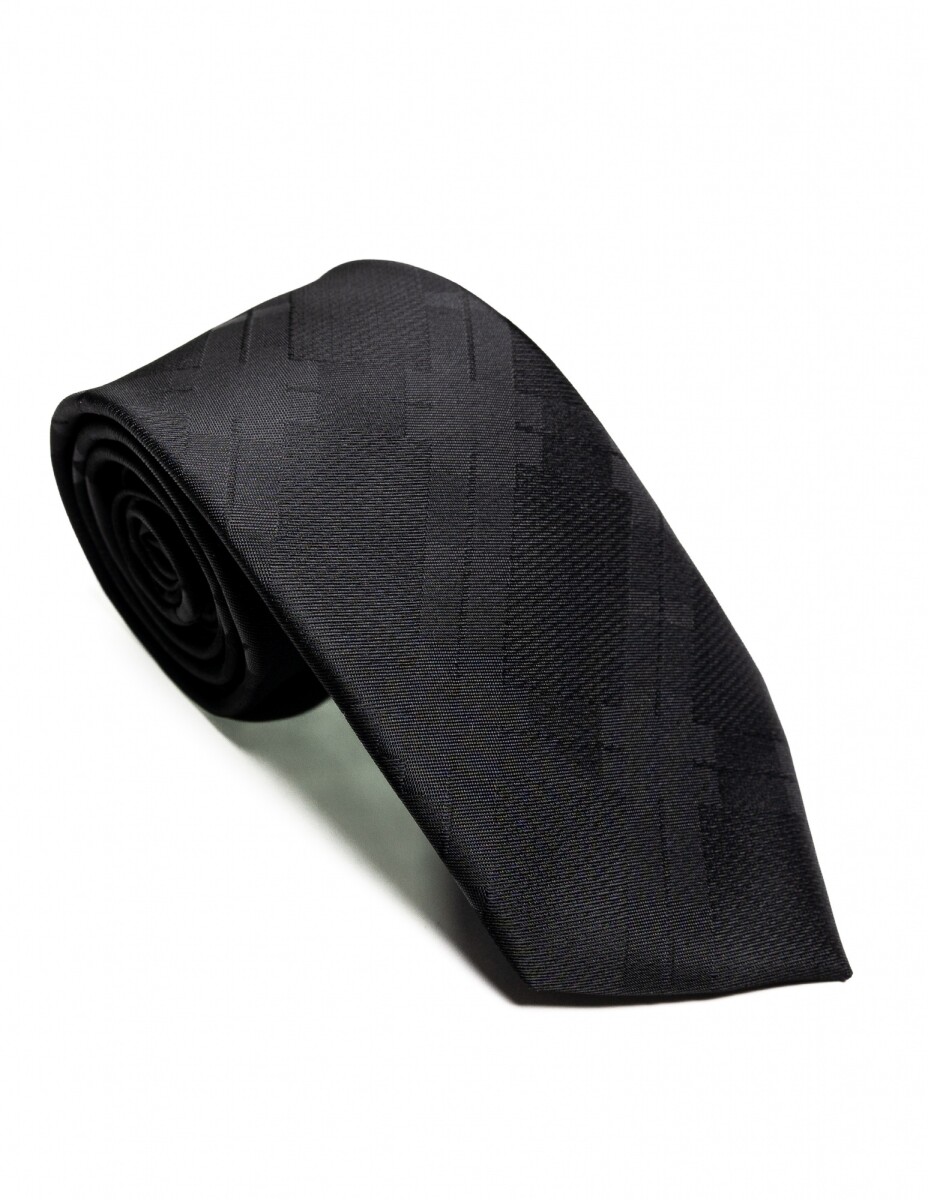 Corbata 8 cm - NEGRO 