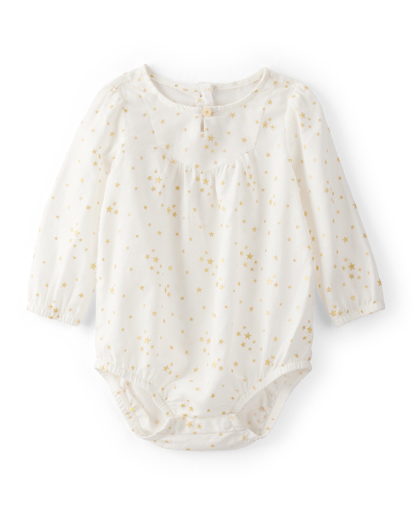 Body de algodón, diseño estrellas Sin color