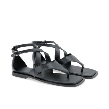 SANDALIAS VENET - CUERO ILARIA NEGRO