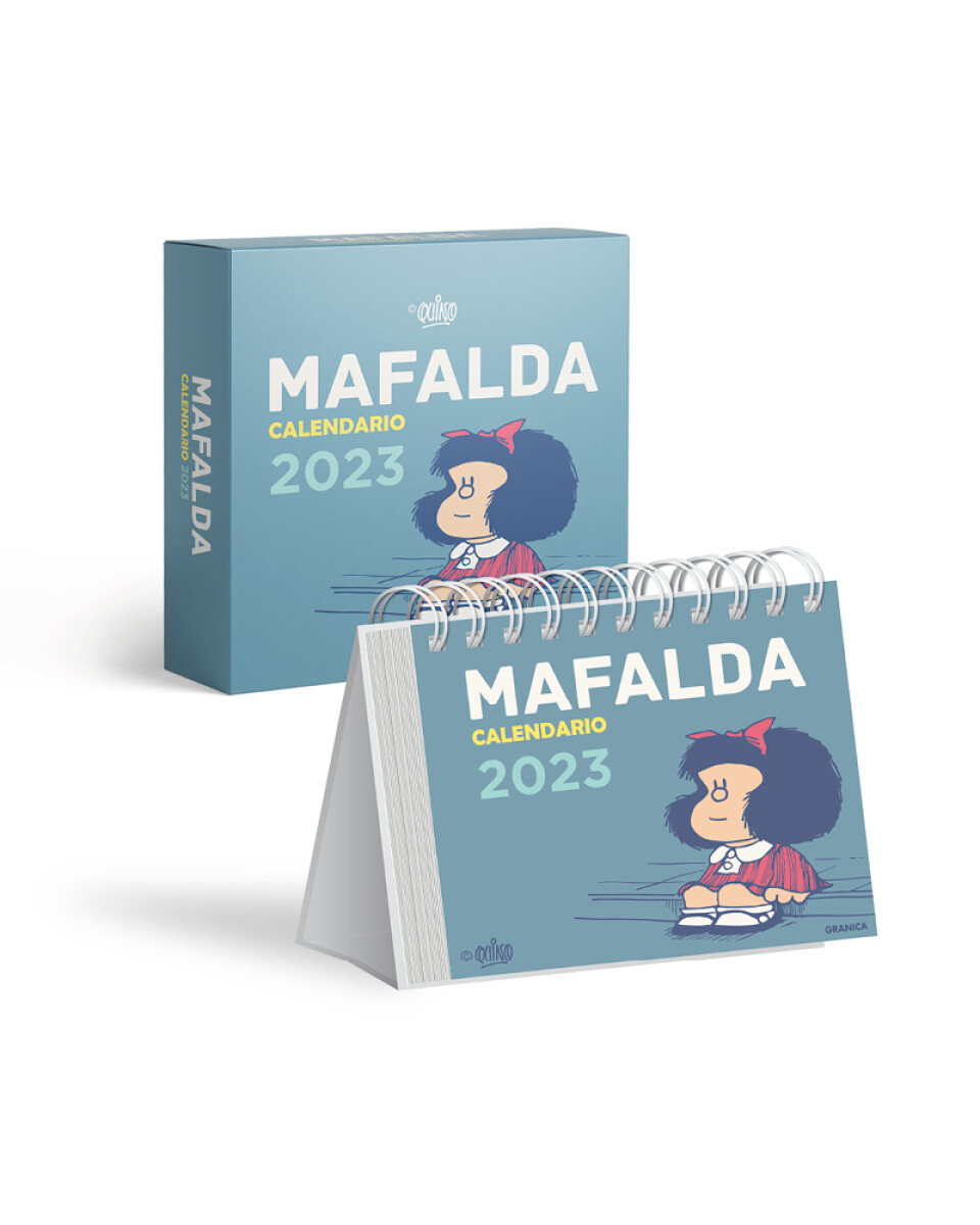 MAFALDA CALENDARIO 2023 (CAJA AZUL) 