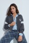 CAMPERA LEAGUE Gris Melange