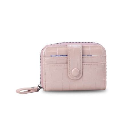 Tarjetero Irina Croco Rosa Mauve