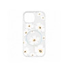 Protector para iPhone 13/14 diseño de flores color blanco Protector Para Iphone 13/14 Diseño De Flores Color Blanco