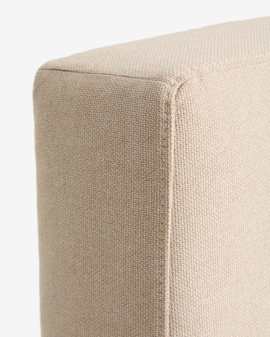 Cabecero desenfundable Blok crudo para cama de hasta 180 cm Cabecero desenfundable Blok crudo para cama de hasta 180 cm