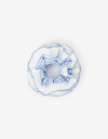 Skunzies Estampados Skunzie Cuadrillé Broderie - Azul Celeste