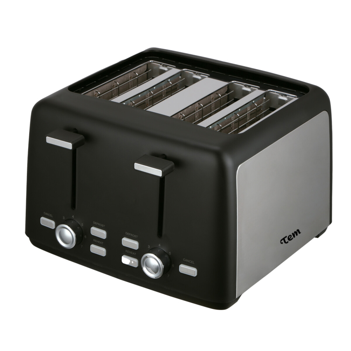 Tostadora Tem T1WTO4PSS 4 Panes 1600W 