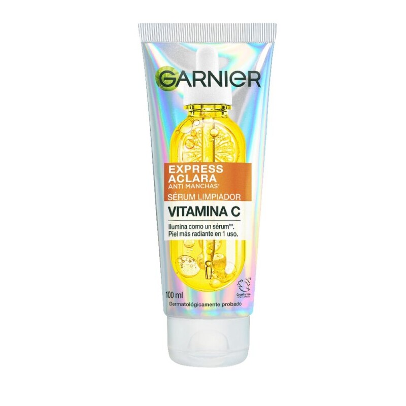 Garnier Express Aclara Serum Limpiador 100 Ml. Garnier Express Aclara Serum Limpiador 100 Ml.