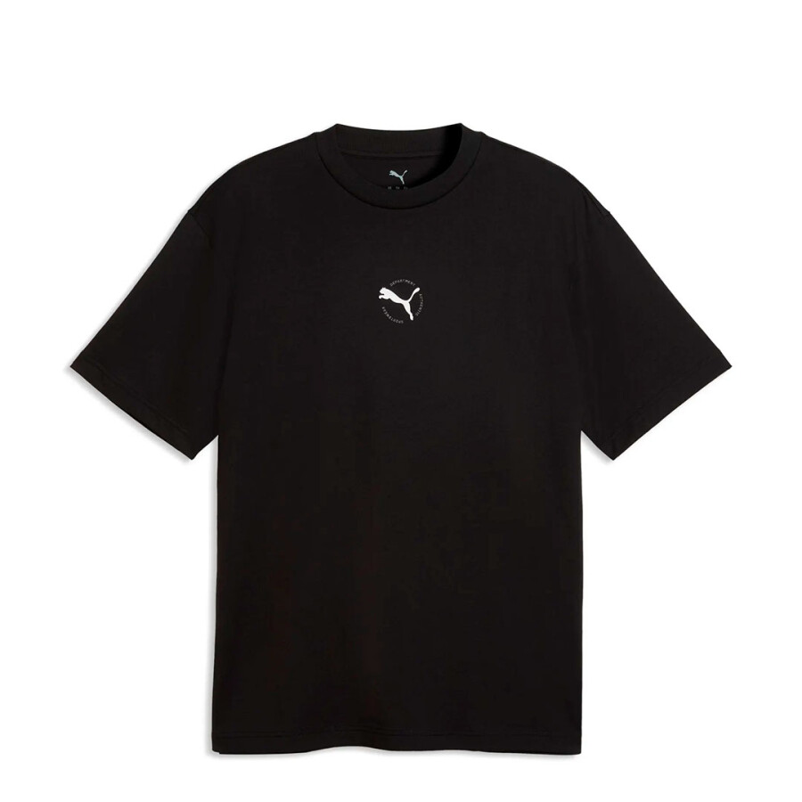 Remera de Hombre Puma Sport Relaxed Graphic Tee Negro