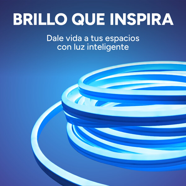 Luz Led Neon Rgb Rollo Cinta Luces Flexible Manguera 5 Metrs Color RGB