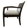 Poltrona Omega tapizado tela gris - PRODUCTO CON DETALLES - Poltrona Omega tapizado tela gris - PRODUCTO CON DETALLES -
