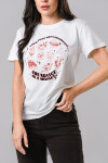 REMERA KENDRA ESTAMPADO BORDO