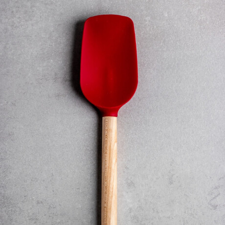 Cuchara Espatula de Silicona Roja con Gancho 30 cm KitchenAid Cuchara Espatula de Silicona Roja con Gancho 30 cm KitchenAid