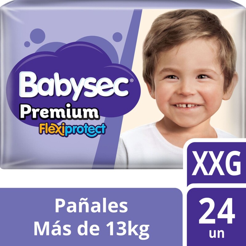 Pañales Babysec Premium Flexiprotect XXG X24