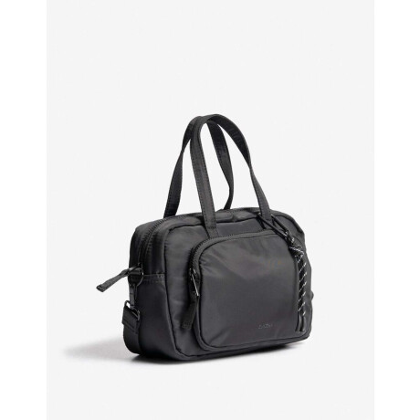 Cartera Bowling De Nylon Negro