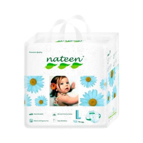 Pañales Nateen Ecológicos Hipoalergénicos X16 Talle L 001