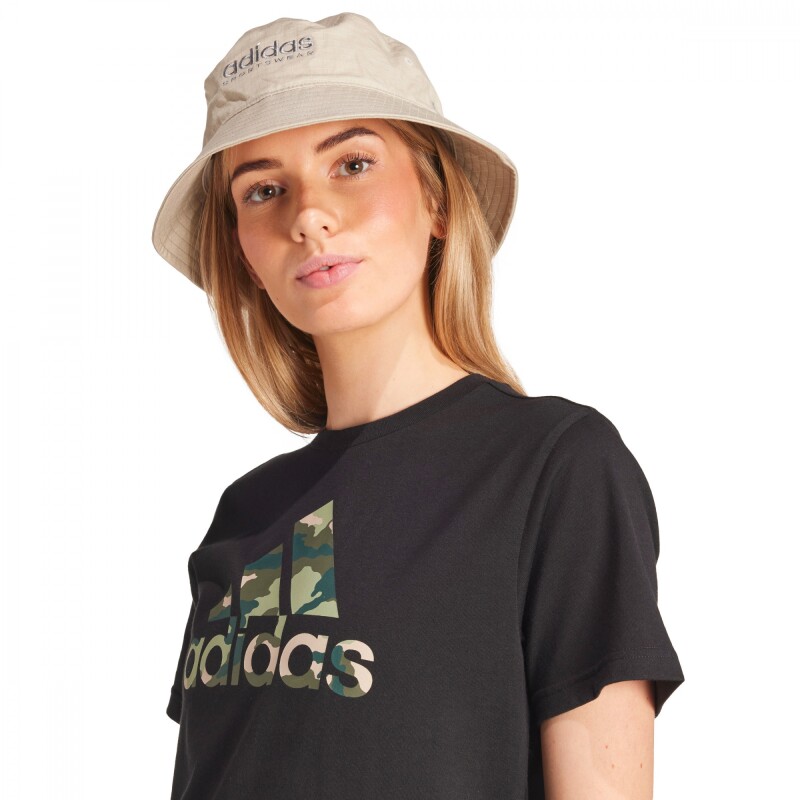 Remera Camo Graphic Tee de Mujer Negro