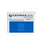 CEFIRAX 200 MG. CJ X 10 COMPRIMIDOS única