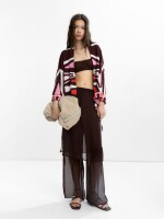 Kimono De Punto Jacquard multicolor