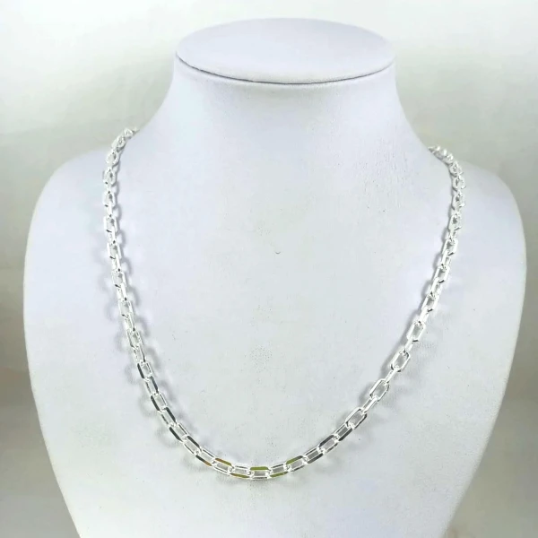 Cadena force plata 925, 60 cm. Cadena force plata 925, 60 cm.