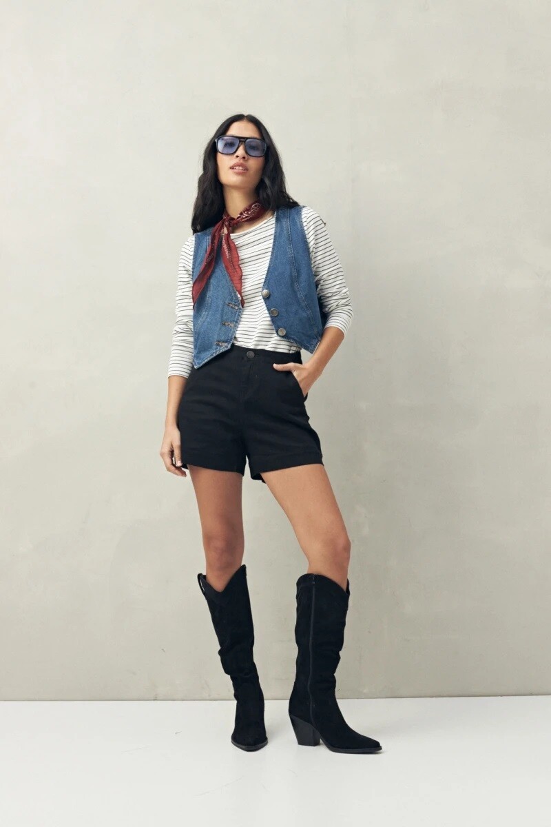 SHORT D.CASSIN TOSSAR - NEGRO 