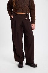 Pantalon Cruzado Chocolate