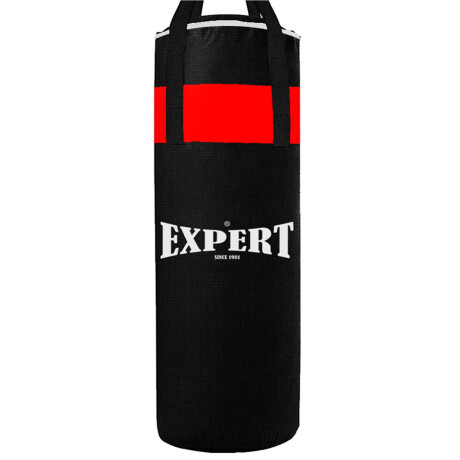 Bolsa de Boxeo Expert Completa C/ Relleno y Agarres Negro