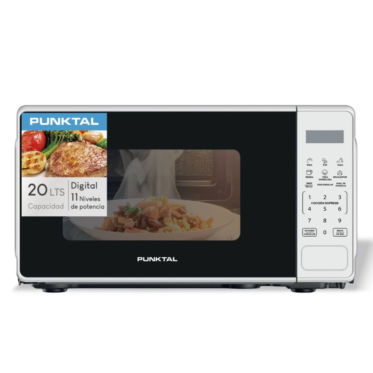 Microondas Punktal Digital Potencia 700W PK-2232 EMD 