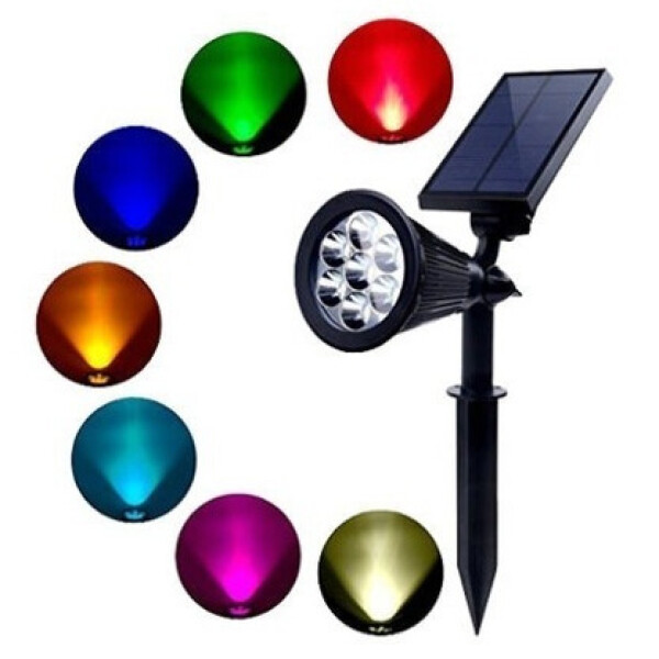 Reflector Led Solar Pincho 2W 7 Colores MVC Reflector Led Solar Pincho 2W 7 Colores MVC