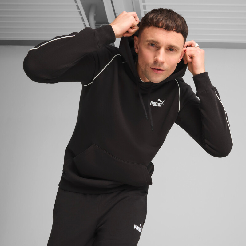 Abrigo Puma Sport Hoodie TR de Hombre Negro