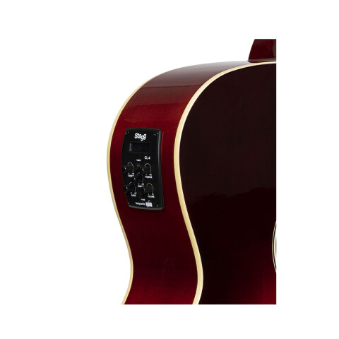 Guitarra electroacustica Stagg SA35 ACE Red Guitarra electroacustica Stagg SA35 ACE Red