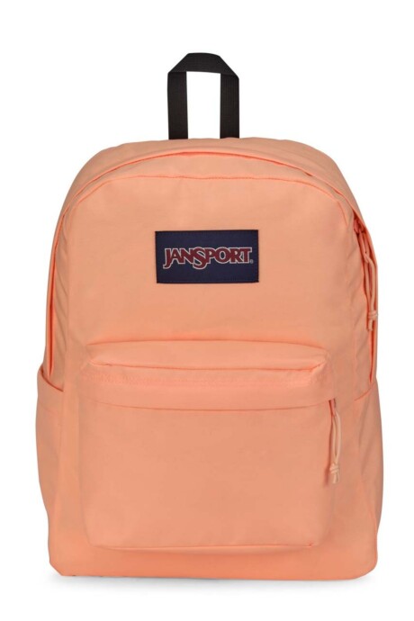 MOCHILA JANSPORT SUPERBREAK PLUS PEACH NEON