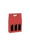 Caja c/ventana 3 botellas 27x9x38,5 - 38029 - LINO ROSSO Caja c/ventana 3 botellas 27x9x38,5 - 38029 - LINO ROSSO