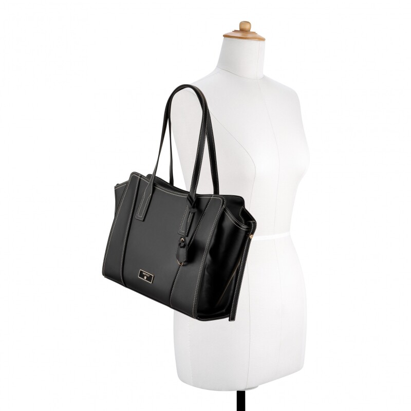 Tote Handbag Fleura Black
