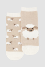 Pack x2 medias bebè con diseño con abs Variante 32