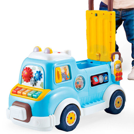 Auto Buggy Andador C/trailer Encastre + Accesorios Celeste