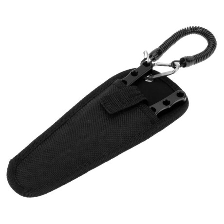 Alicate en aluminio 5 en 1 para pesca Negro