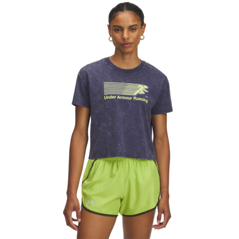 UA Run Graphic SS 2-BLU BLU-403