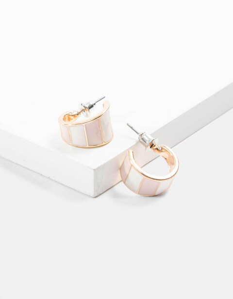 Aros Argollas Color Argollas Color Collage - Dorado