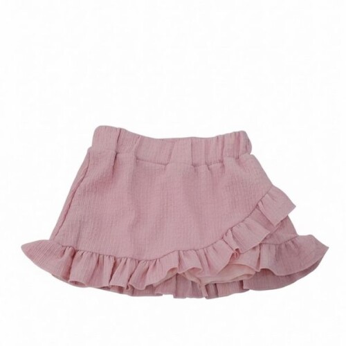 Pollera Bambula Niña N+ Rosado